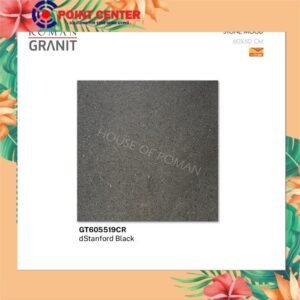 TERMURAH ROMAN GRANIT 60 X 60 GT605519CR DSTANFORD BLACK