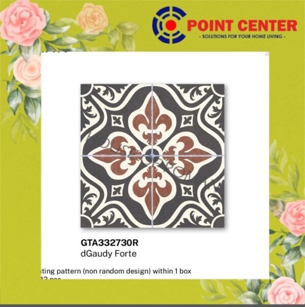 TERMURAH ROMAN GRANIT 30 X 30 GTA332730R DGAUDY FORTE