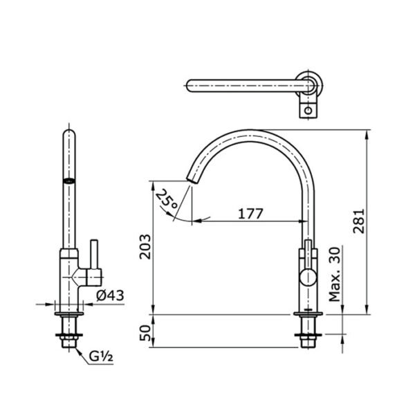 TERMURAH TOTO TX603MEB KRAN SINK/ KRAN CUCI PIRING - Image 2
