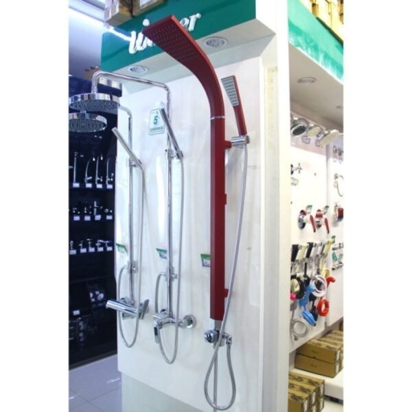 TERMURAH WASSER RSS 1680 RED Shower Tiang Rain Shower Merah - Image 3