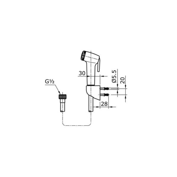 TERMURAH TOTO THX20NB JET SHOWER SPRAY / SHOWER BIDET - Image 2