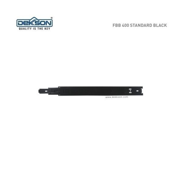 TERMURAH DEKKSON Rel Laci FBB 400MM 40 CM Standard Black Hitam - Image 2