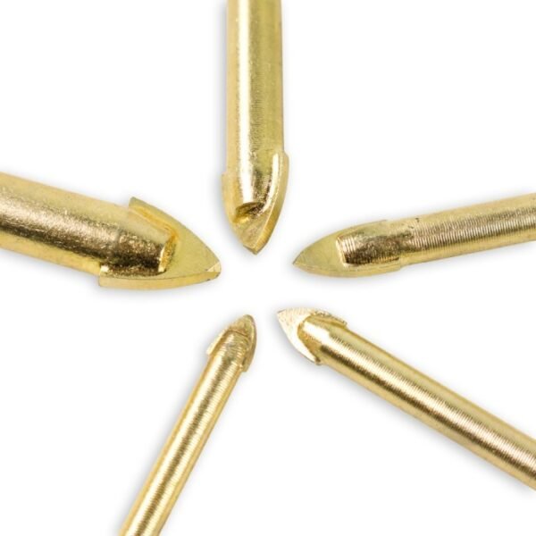 TERMURAH TAFFWARE MATA BOR BIT 4 5 6 8 10MM 5PCS MGDK002 GOLDEN - Image 3