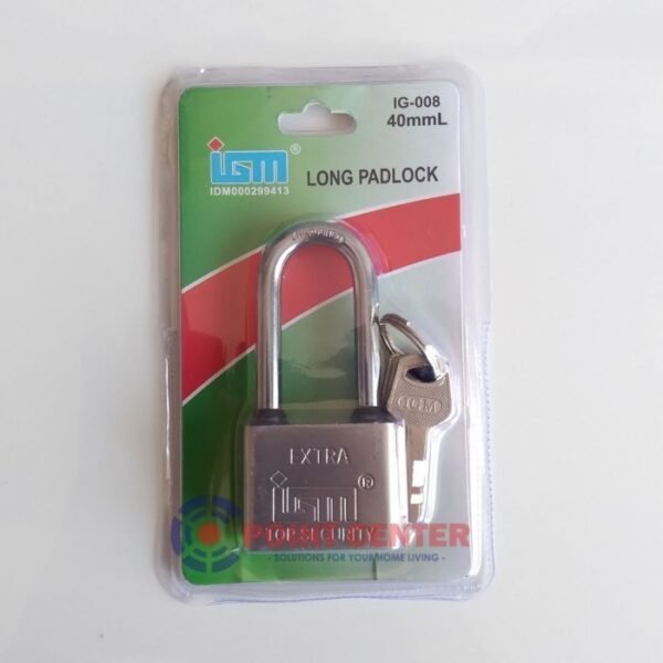 TERMURAH IGM IG-008 40L GEMBOK BESI JUMBO 40MM LEHER PANJANG - Image 3