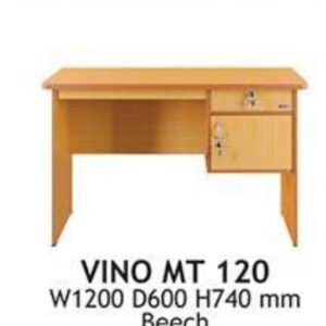 TERMURAH ACTIV FURNITURE VINO MT 120 X 75 CM MEJA TULIS SETENGAH BIRO