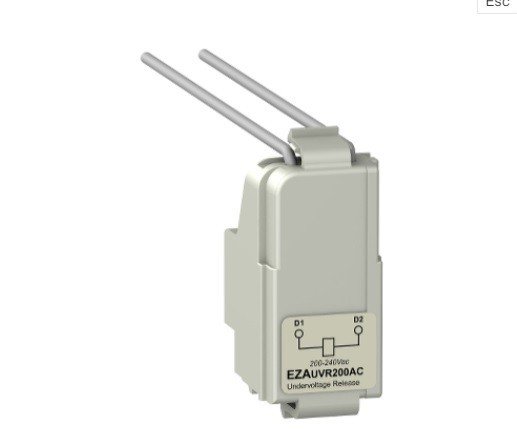 TERMURAH SCHNEIDER EasyPact MCCB EZC 100A Undervoltage Release