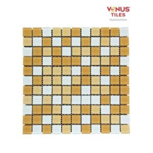 TERMURAH VENUS MOSAIC 30 X 30 CASCARA WHITE YELLOW / KERAMIK KOLAM