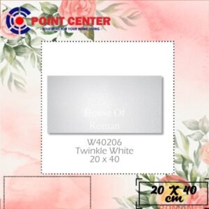 TERMURAH ROMAN KERAMIK 20 X 40 W40206 TWINKLE WHITE GOL C