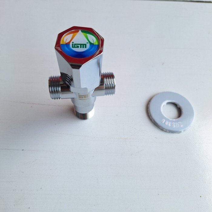 TERMURAH IGM IK 067 Tee Stop Kran Stop Valve 1/2" Kran Shower - Image 3