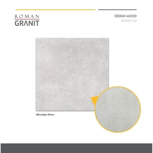 TERMURAH ROMAN GRANIT 60 X 60 GT602170R DBROOKLYN BONE - Image 4