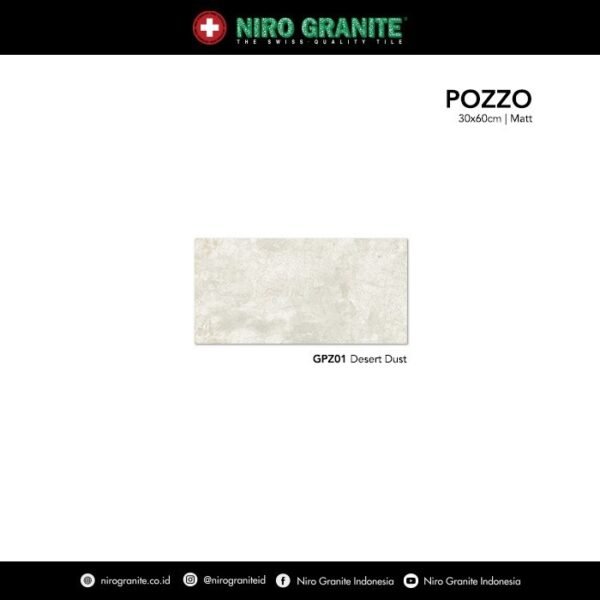 TERMURAH NIRO GRANIT 30 X 60 GPZ01 POZZO MATT - Image 2