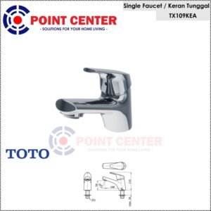 TERMURAH TOTO TX109KEA SINGLE LEVER LAVATORY FAUCET / KRAN WASTAFEL