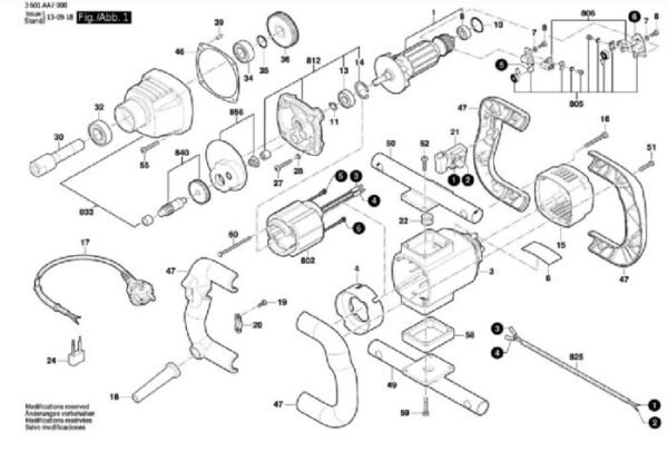 TERMURAH 160422023S BOSCH FIELD STATOR GRW 12 E / SPARE PART - Image 3