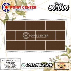 TERMURAH ROMAN KERAMIK 20 X 40 W40535 DSOHO BROWN