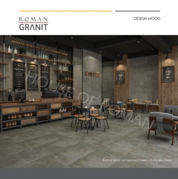 TERMURAH ROMAN GRANIT 60 X 120 GT1262003R DCONCRETO GRIGIO - Image 3