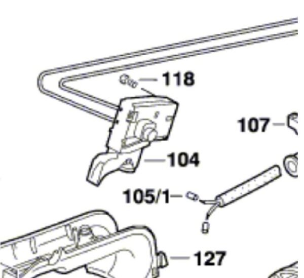 TERMURAH 2607200260 BOSCH SWITCH GST 8000 E BOSCH ORIGINAL