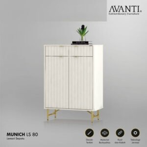 TERMURAH ACTIV FURNITURE AVANTI MUNICH LS 80 RAK SEPATU MINIMALIS