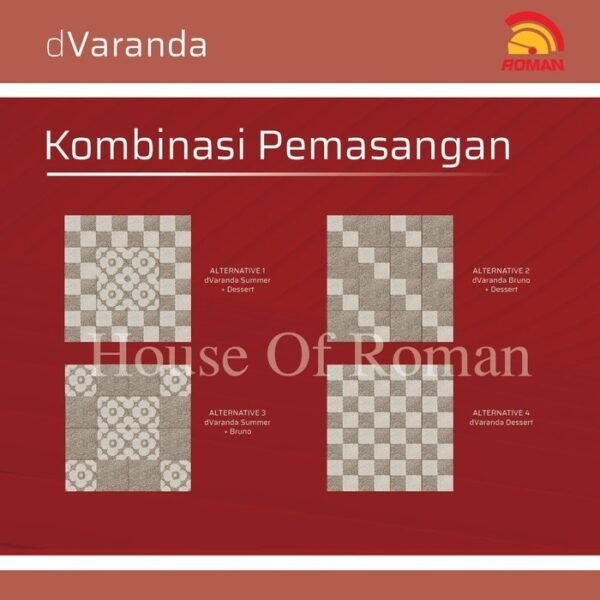 TERMURAH ROMAN KERAMIK 40 X 40 G440874 DVARANDA SUMMER GOL B - Image 2