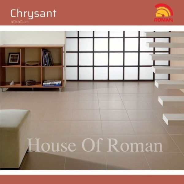 TERMURAH ROMAN KERAMIK 40 X 40 G447314 CHRYSANT GREY GOL B - Image 2