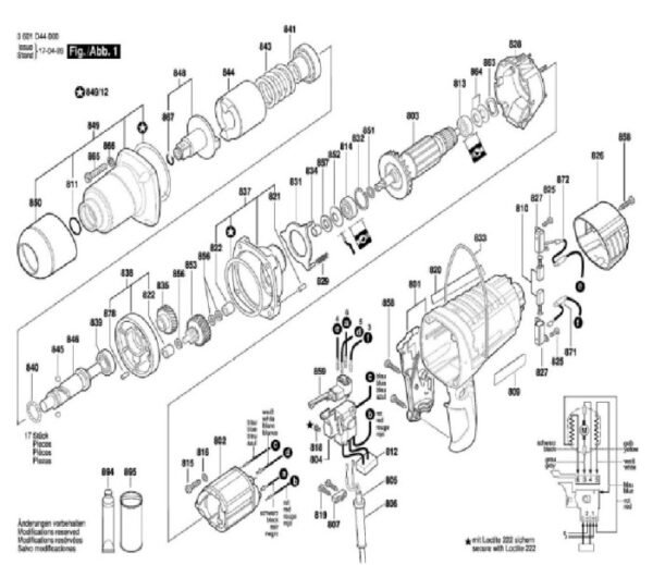TERMURAH BOSCH CARBON BRUSH GBM 13 HRE, GBS 75 AE, GDS 18 E, GGW 10 E - Image 3