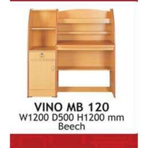 TERMURAH ACTIV FURNITURE VINO MB 120 X 120 CM MEJA BELAJAR MODERN