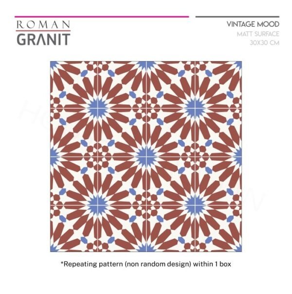 TERMURAH ROMAN GRANIT 30 X 30 GTA332741R DTURIA MEXUAR - Image 5