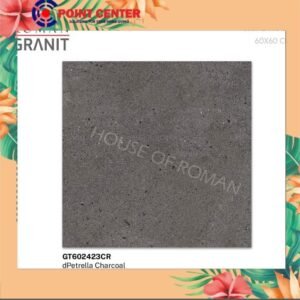 TERMURAH ROMAN GRANIT 60 X 60 GT602423CR DPETRELLA CHARCOAL