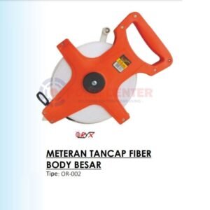 TERMURAH ORYX OR-002 METERAN TANCAP FIBER / ROLL METER BODY BESAR 30M