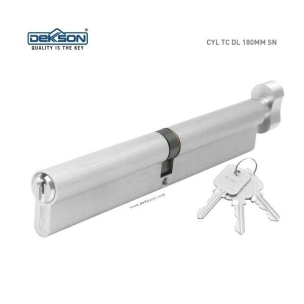 TERMURAH DEKKSON CYL TC DL180MM SN Cylinder Kunci Pintu Silinder - Image 3