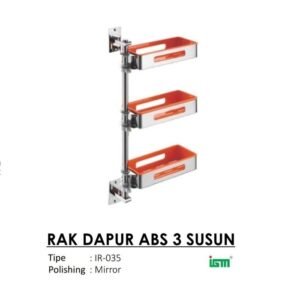 TERMURAH IGM IR 035 Rak Dapur Sus304 Abs 3 Susun