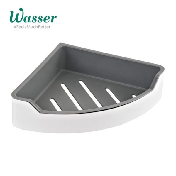 TERMURAH WASSER PCC-125 Tempat Sabun Sudut Abu Grey - Image 3