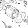TERMURAH 1619P08588 BOSCH FIELD STATOR GDM 13-34 / SPARE PART - Image 2