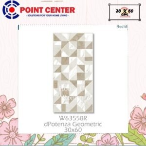 TERMURAH ROMAN KERAMIK 30 X 60R W63558R DPOTENZA GEOMETRIC GOL C
