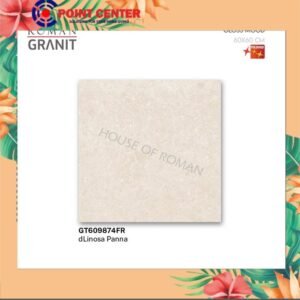 TERMURAH ROMAN GRANIT 60 X 60 GLOSS GT609874FR DLINOSA PANNA (GLOSS)