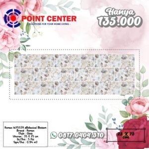 TERMURAH ROMAN KERAMIK 25 X 75 W75529 DBOTANICAL BLOSSOM