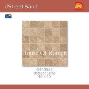TERMURAH ROMAN KERAMIK 40 X 40 DSTREET SAND G440555 GOL B