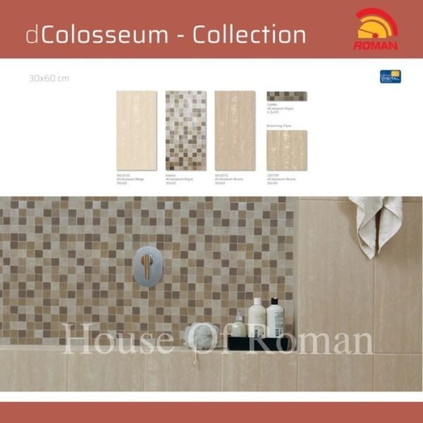 TERMURAH ROMAN KERAMIK 30 X 30 MF 33575P DCOLOSSEUM BRUNO GOL B - Image 2