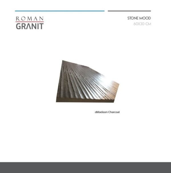 TERMURAH ROMAN GRANIT 30 X 60 GT635522R DMADISON CHARCOAL - Image 3