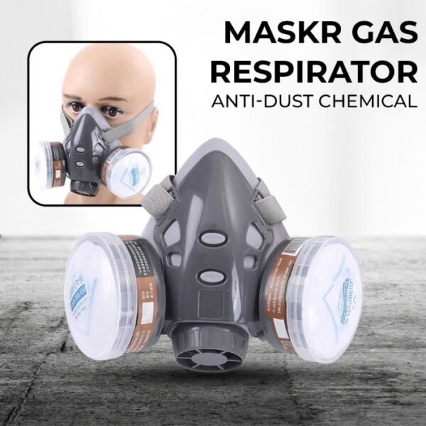 TERMURAH TAFFWARE MASKER GAS RESPIRATOR ANTI DUST CHEMICAL SF02