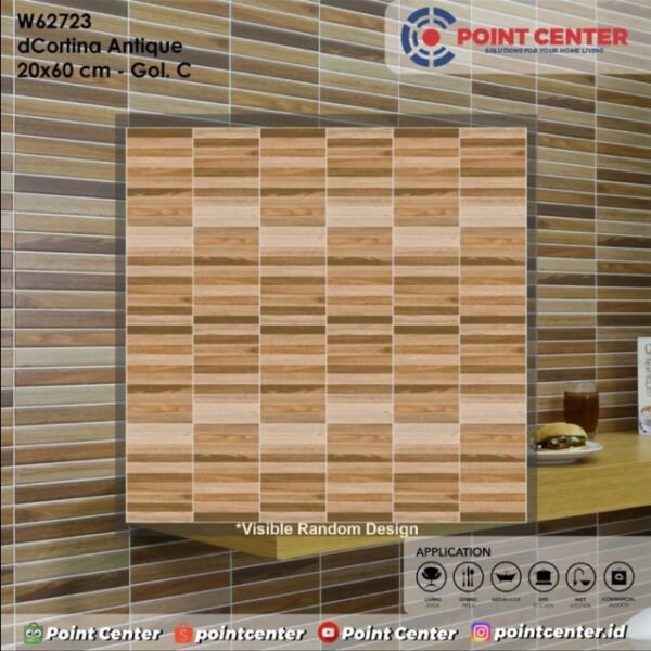 TERMURAH ROMAN KERAMIK 20 X 60 W62723 DCORTINA ANTIQUE