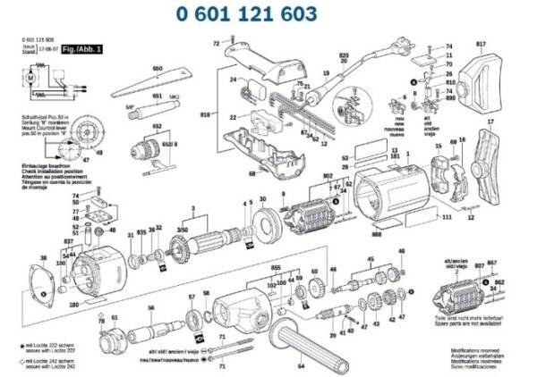 TERMURAH 3604220111 BOSCH FIELD STATOR GBM 23-2 E / SPARE PART - Image 3
