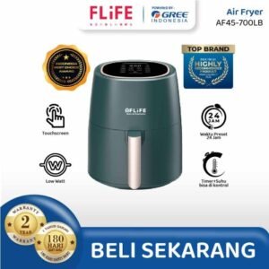 TERMURAH FLIFE DIGITAL AIR FRYER 4.5 LITER MODEL AF45-700LB