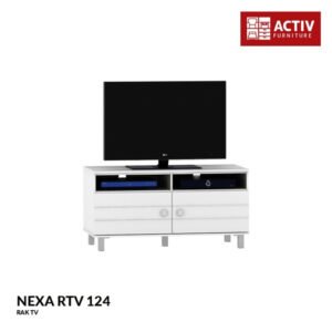 TERMURAH ACTIV FURNITURE NEXA RTV 124 RAK MEJA TV BUFFET MODERN