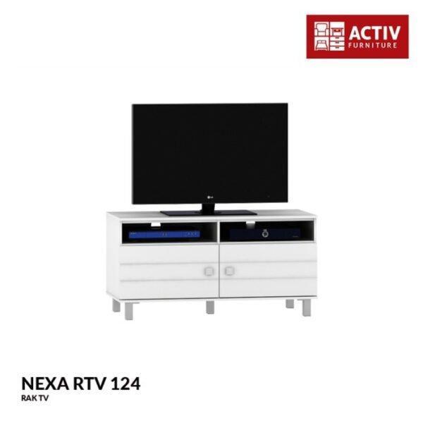TERMURAH ACTIV FURNITURE NEXA RTV 124 RAK MEJA TV BUFFET MODERN