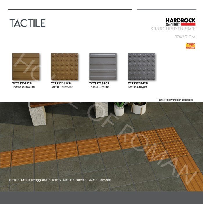 TERMURAH GRANIT 30 X 30 TCT337054CR TACTILE GREYDOT - Image 4