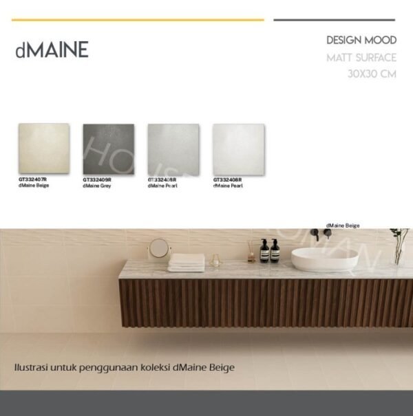 TERMURAH ROMAN GRANIT 30 X 30 GT332406R DMAINE BONE - Image 3