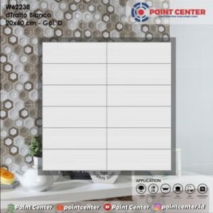 TERMURAH ROMAN KERAMIK 20 X 60 W62238 DTRATTO BIANCO