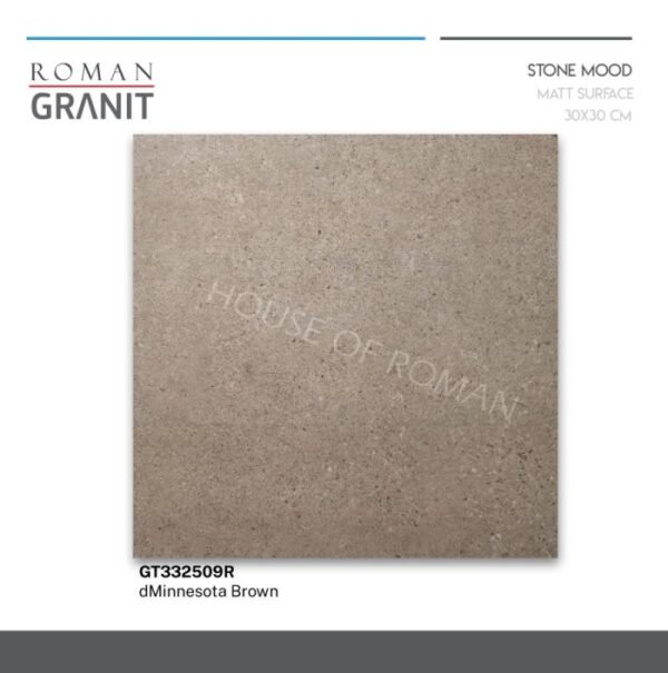 TERMURAH ROMAN GRANIT 30 X 30 GT332509R DMINNESOTA BROWN