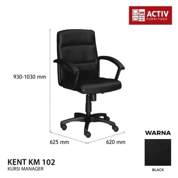 TERMURAH ACTIV FURNITURE KENT KM 102 KURSI MANAGER - Image 4