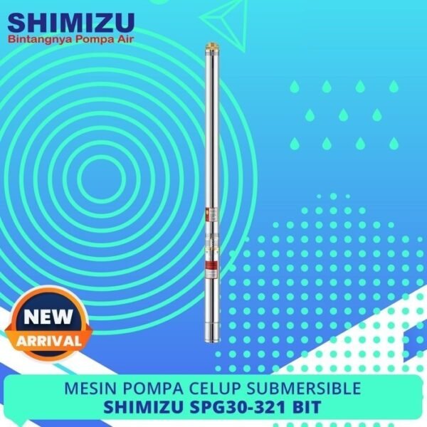 TERMURAH SHIMIZU POMPA CELUP SUBMERSIBLE SATELIT 1HP SPG30-321 BIT